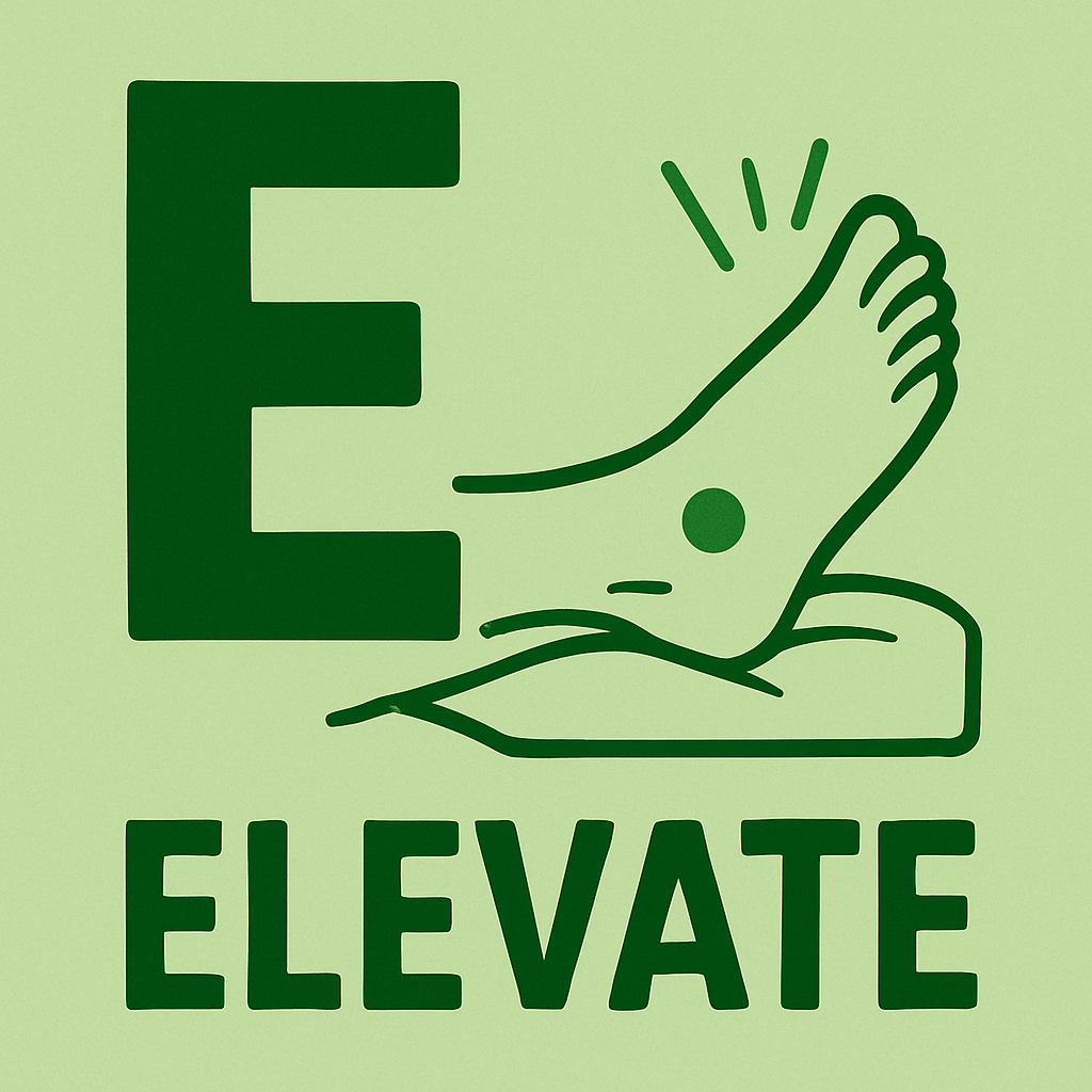 E  Elevate em tons de verde para uma leso no p-1