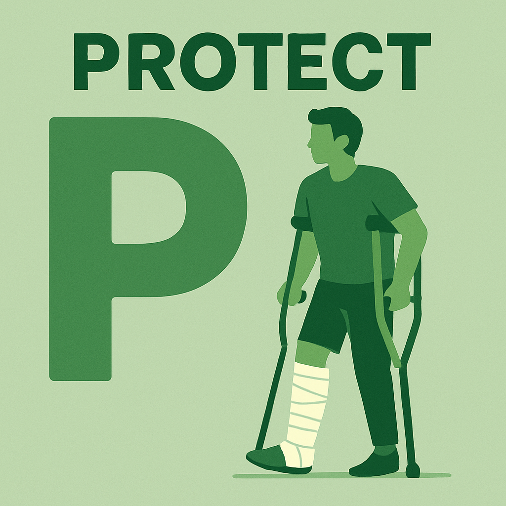 PProtect  em tons verdes leso do pe canadianas